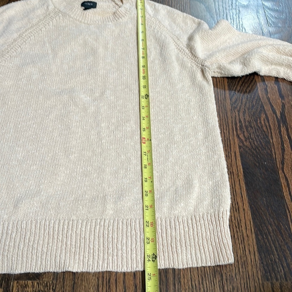 J Crew Summer Weight Textured Cotton Sweater - Picture 8 of 10
